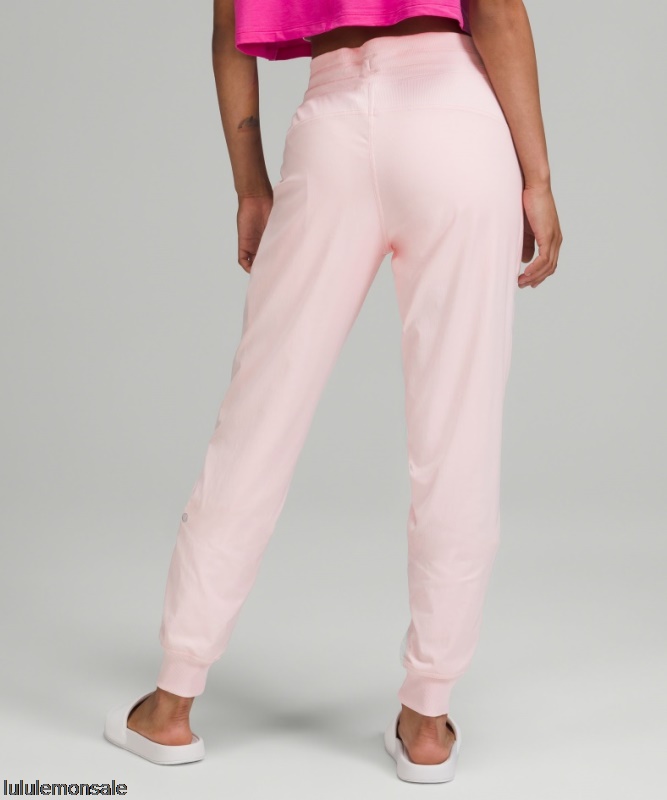 Lululemon Damen DELULU255 | Tanzstudio Gefütterter Halbhoher Jogger Erdbeermilchshake
